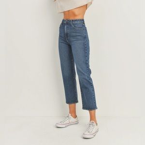 Just Black The Ribcage Straight Jean